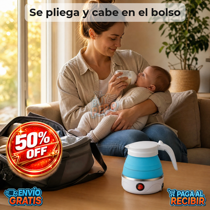 BabyBoil™ 🍼 - Hervidor plegable de viaje ✈️