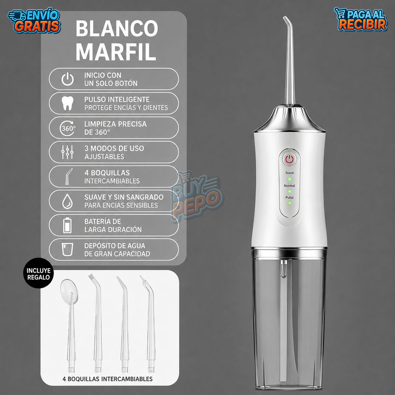 FreshJet™ 💧 - Irrigador bucal de agua 🦷