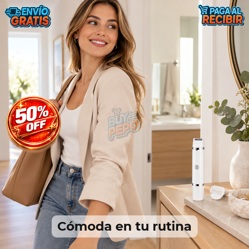 SilkTouch™ 🌸 - Rasuradora femenina práctica ✨