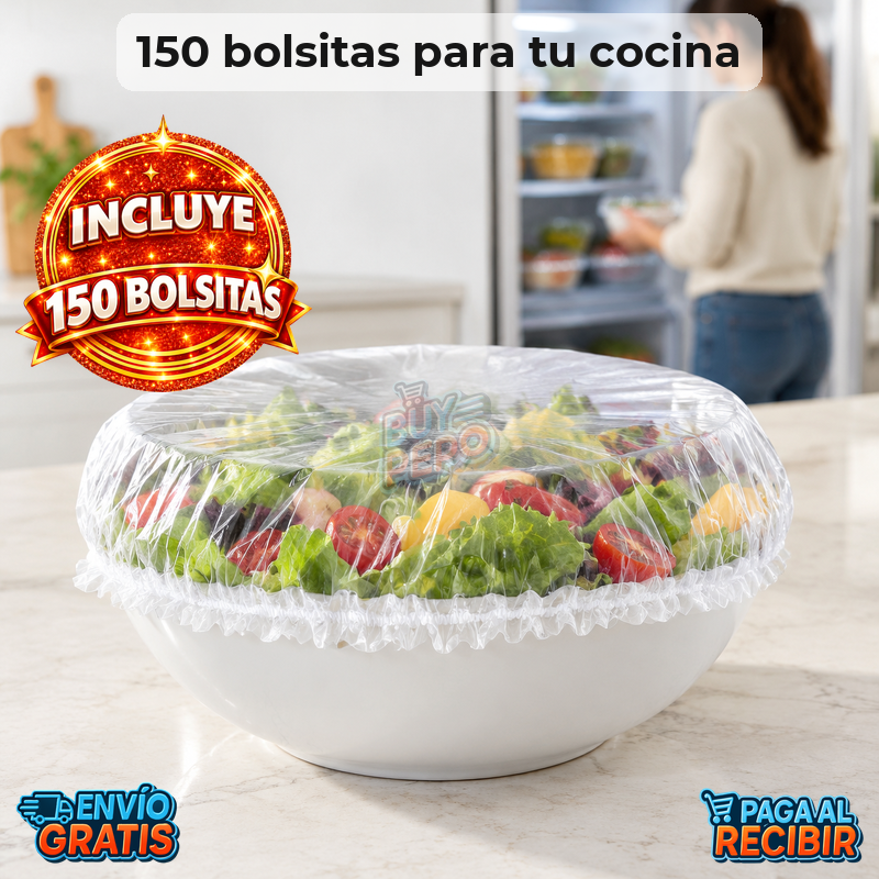 FreshPack™ 🥡 - 150 bolsas para comida ✨