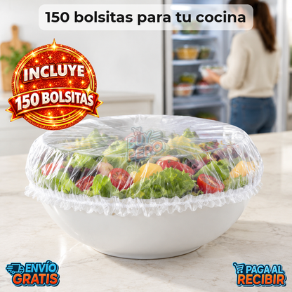 FreshPack™ 🥡 - 150 bolsas para comida ✨