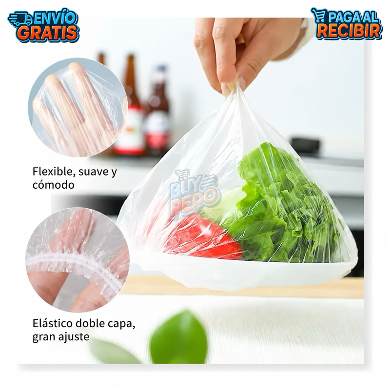 FreshPack™ 🥡 - 150 bolsas para comida ✨