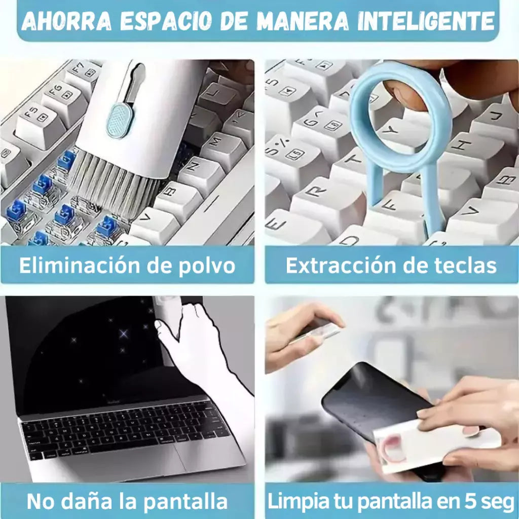 KIT LIMPIADOR PRO ELECTRONICS 7 EN 1