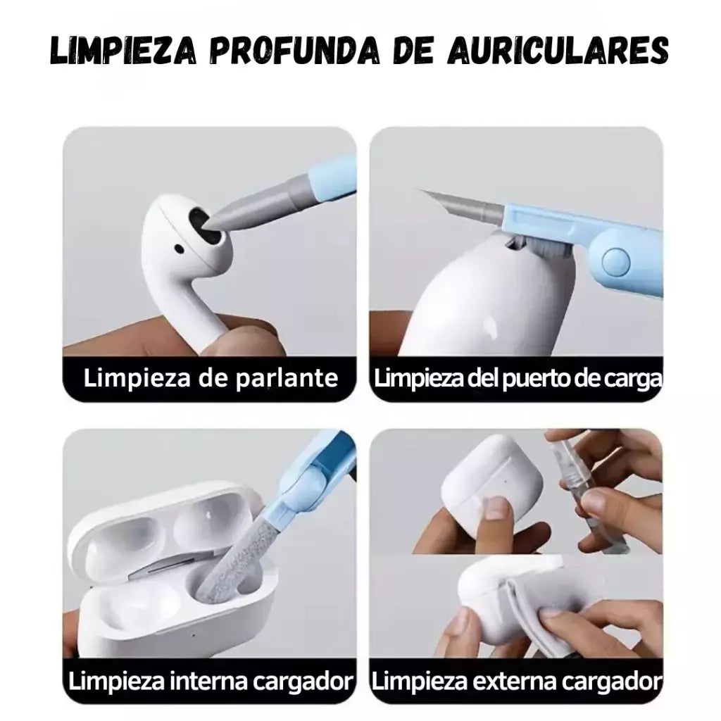 KIT LIMPIADOR PRO ELECTRONICS 7 EN 1