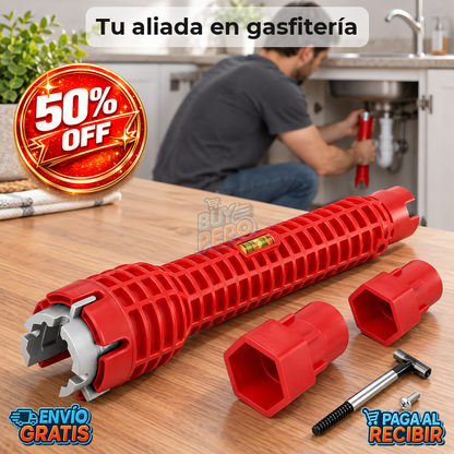 FixReach™ 🔧 - Llave multiuso de gasfitería 🚰