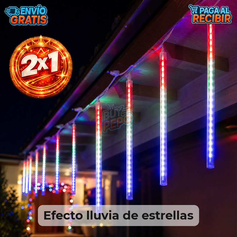StarFall™ ☄️ - Luces LED lluvia meteoritos 🎄