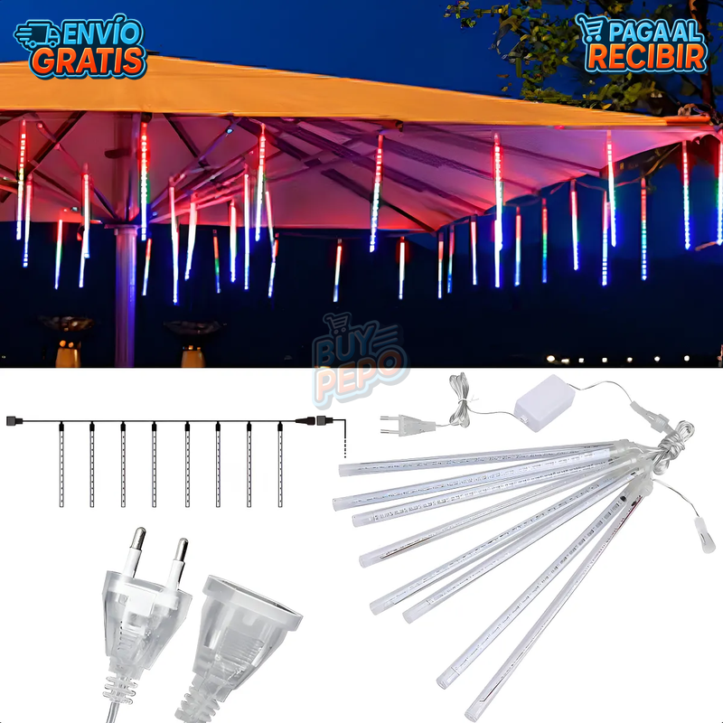 StarFall™ ☄️ - Luces LED lluvia meteoritos 🎄