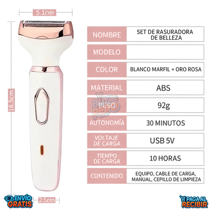 SmoothPocket™ ✨ - Depiladora portátil recargable 💼