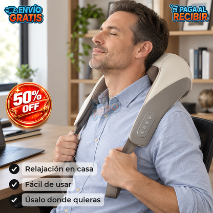 RelaxNeck™ 💆 - Masajeador cuello y espalda ✨
