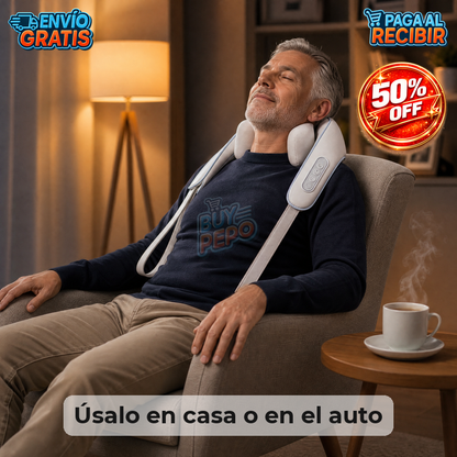 RelaxNeck™ 💆 - Masajeador cuello con calor 🔥