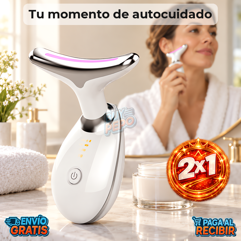 GlowTouch™ 💆 - Masajeador facial vibratorio ✨
