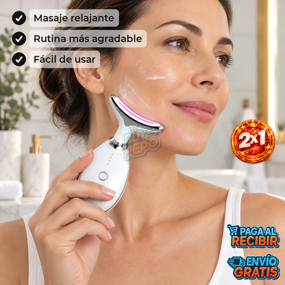 GlowTouch™ 💆 - Masajeador facial vibratorio ✨
