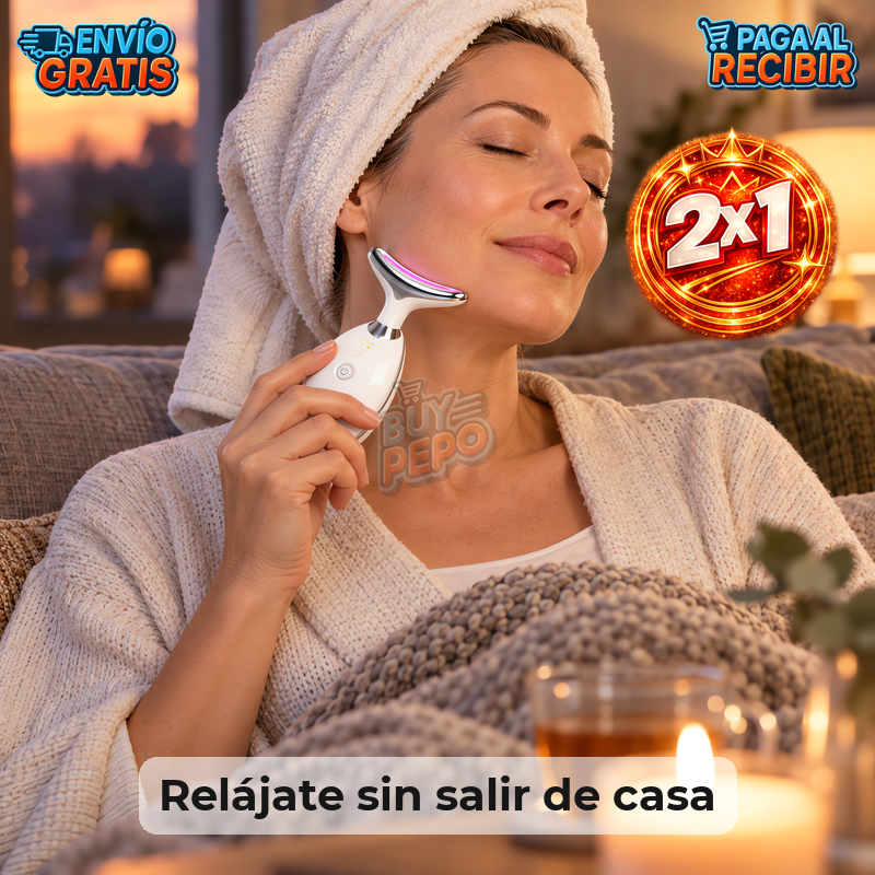 GlowTouch™ 💆 - Masajeador facial vibratorio ✨