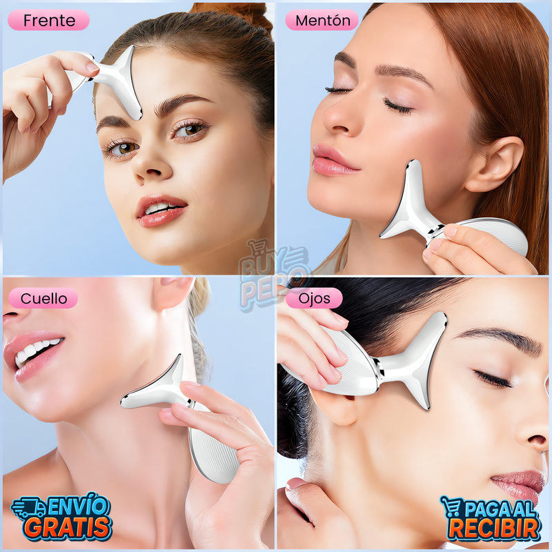 GlowTouch™ 💆 - Masajeador facial vibratorio ✨