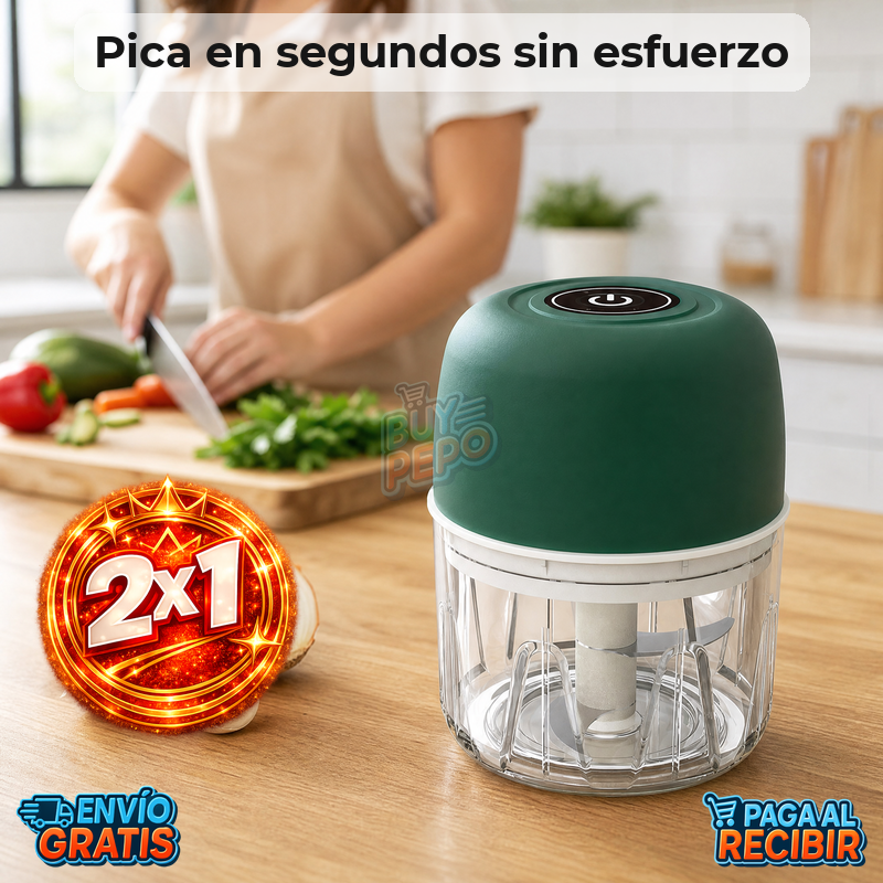 ChopSwift™ 🧄 - Mini picadora eléctrica recargable 🔋