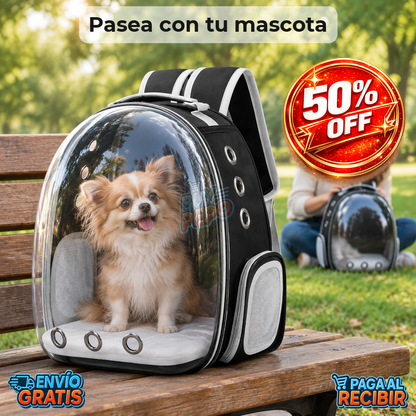 PetView™ 🐾 - Mochila transparente para mascotas 🎒