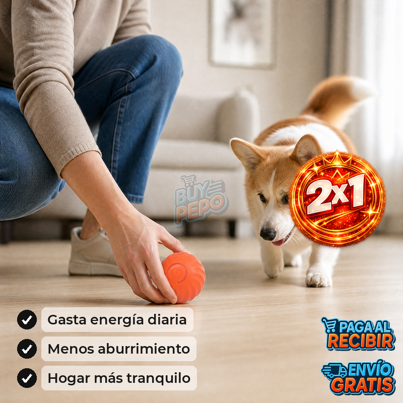 PawRoll™ 🐾 - Pelota inteligente para mascotas 🎾