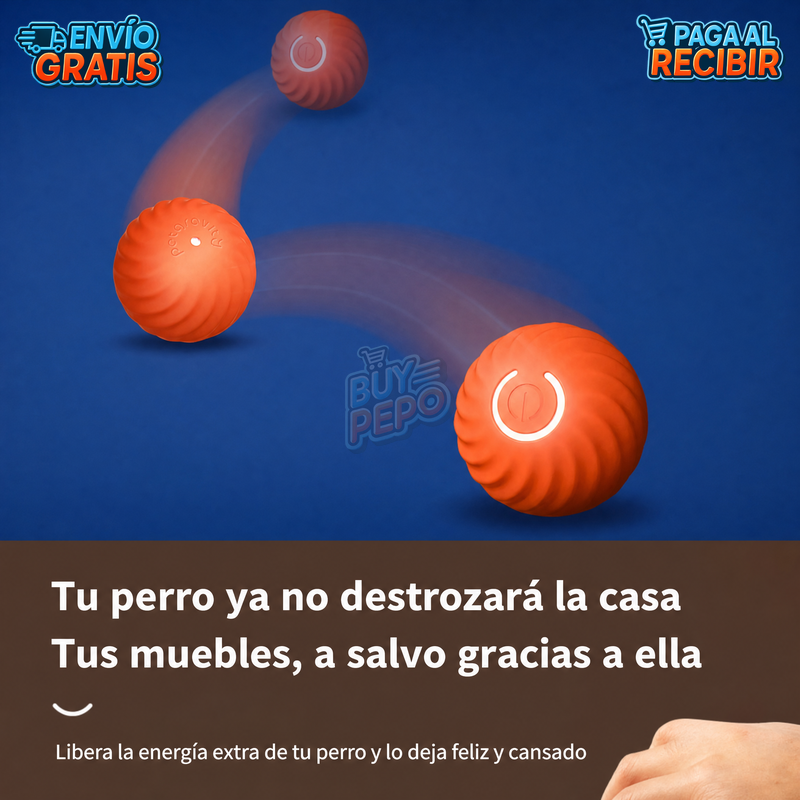PawRoll™ 🐾 - Pelota inteligente para mascotas 🎾