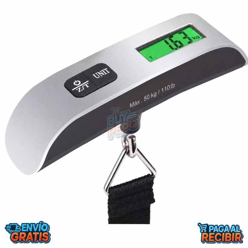 WeighTrip™ 🧳 - Pesa digital para maletas ⚖️