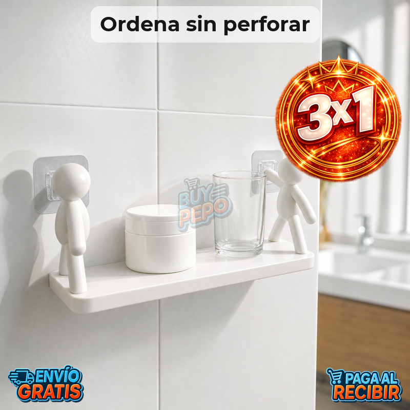 StickShelf™ 🧱 - Repisa adhesiva sin taladros 🛠️