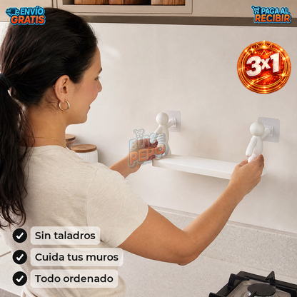 StickShelf™ 🧱 - Repisa adhesiva sin taladros 🛠️