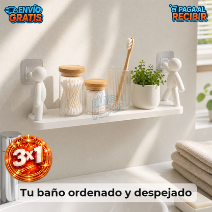 StickShelf™ 🧱 - Repisa adhesiva sin taladros 🛠️