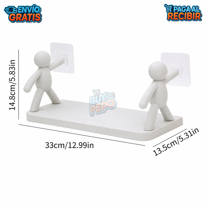 StickShelf™ 🧱 - Repisa adhesiva sin taladros 🛠️
