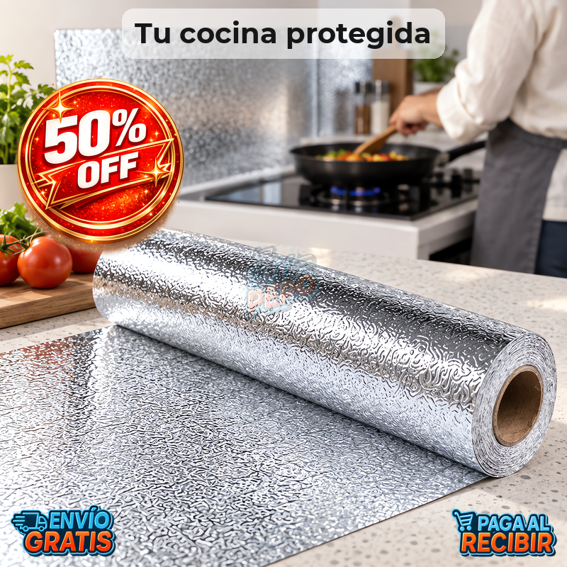 GreaseShield™ 🛡️ - Rollo protector antigrasa 🍳