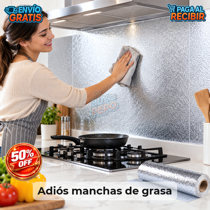 GreaseShield™ 🛡️ - Rollo protector antigrasa 🍳