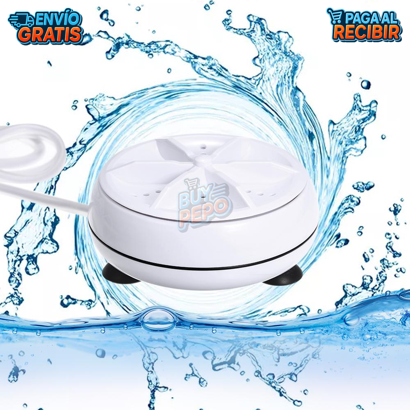 WashCube™ 🫧 - Mini lavadora portátil USB ⚡