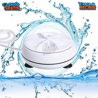 WashCube™ 🫧 - Mini lavadora portátil USB ⚡