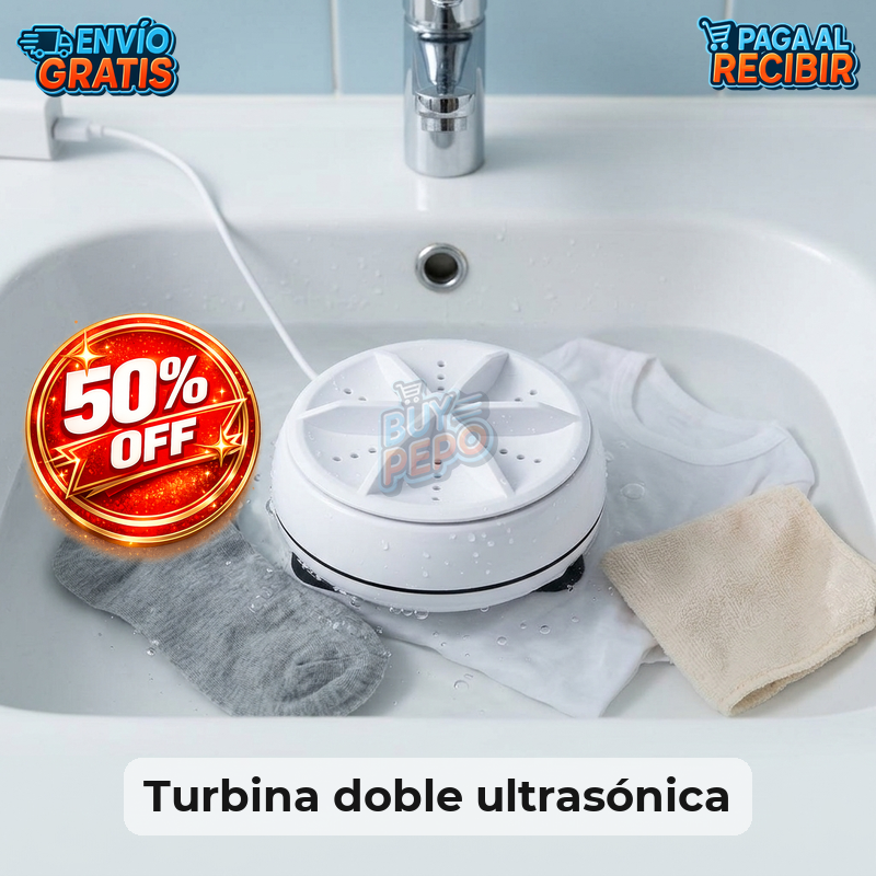 WashCube™ 🫧 - Mini lavadora portátil USB ⚡